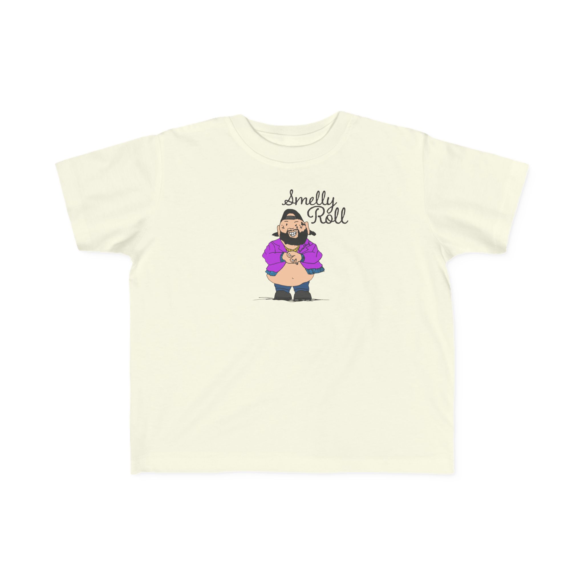Smelly Roll Toddler T‑Shirt — Cute Cartoon Character Tee for Kids - Image 9