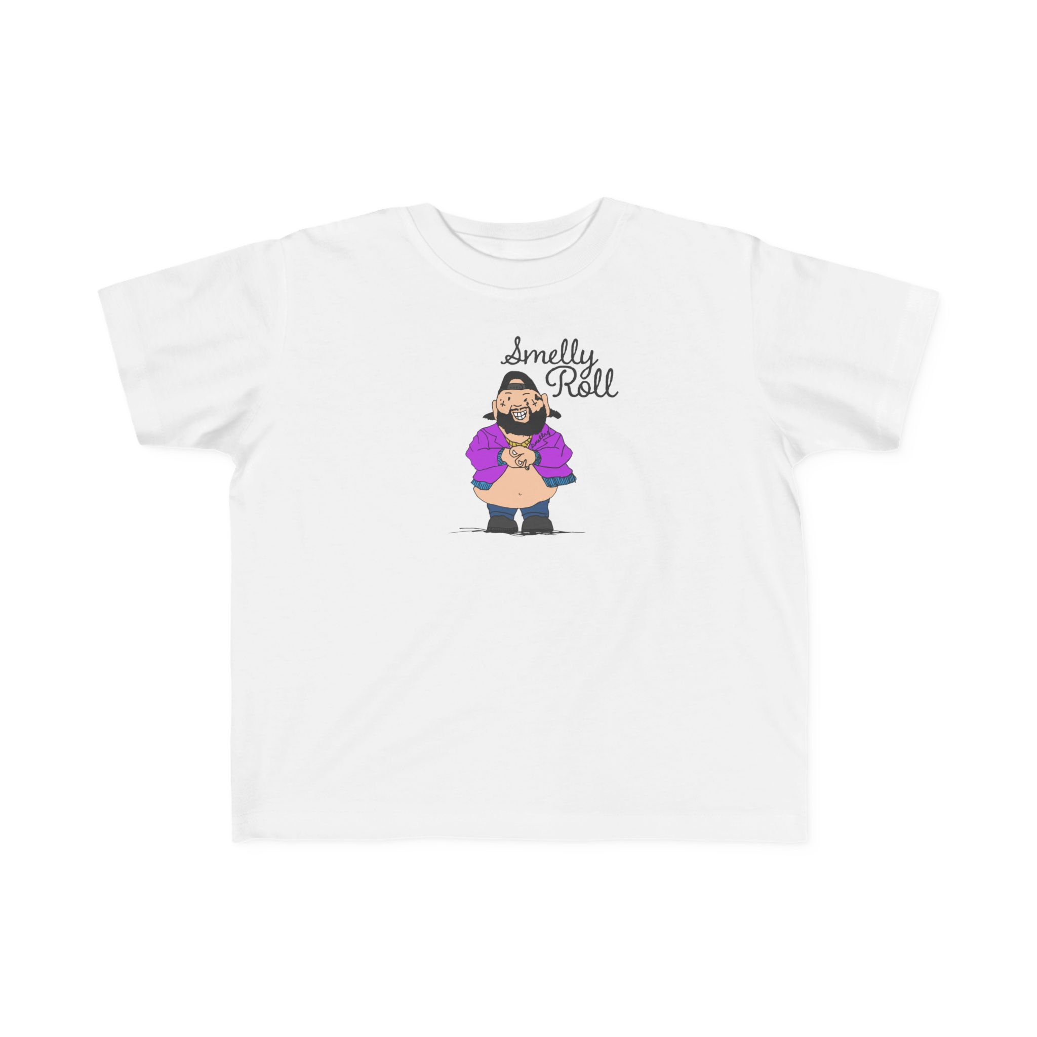 Smelly Roll Toddler T‑Shirt — Cute Cartoon Character Tee for Kids - Image 5